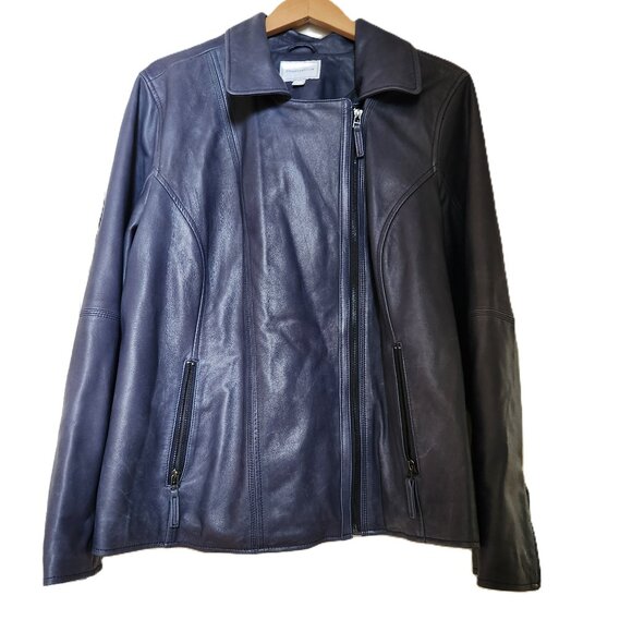 Charter Club Genuine Leather Jacket Women's Plus Size 3X - Picture 1 of 6
